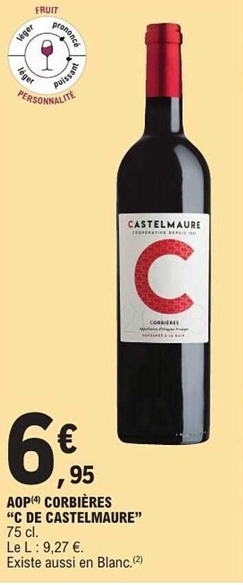 AOP(4) CORBIÈRES "C DE CASTELMAURE"