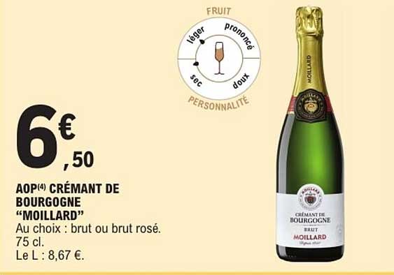 AOP(4) Crémant de Bourgogne "Moillard"