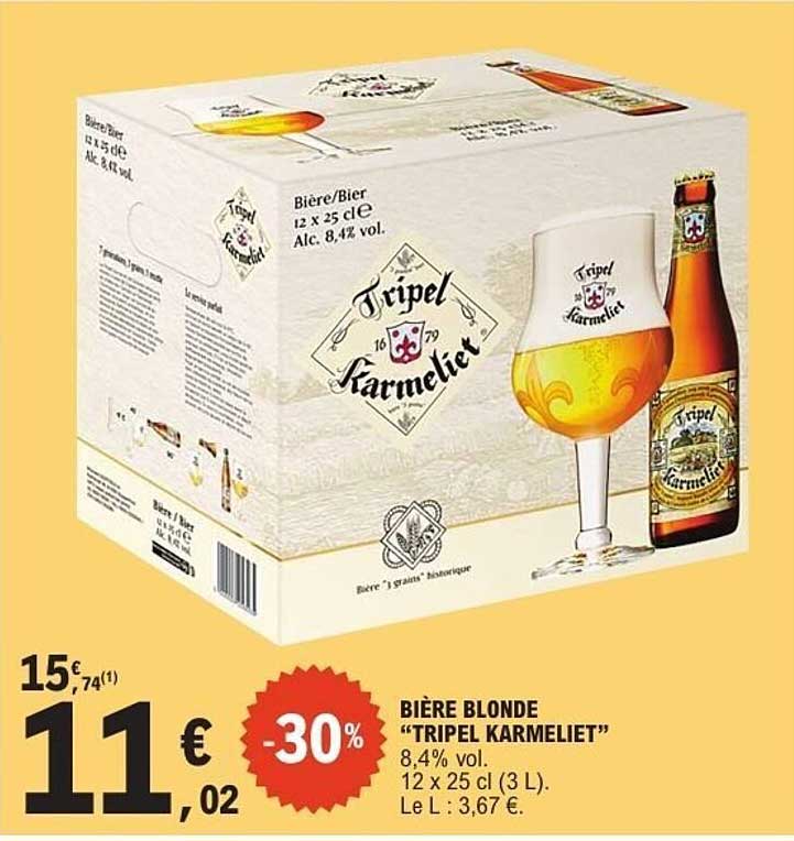 BIÈRE BLONDE “TRIPEL KARMELIET”
