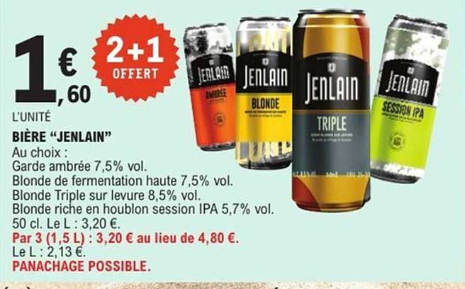 Bière "JENLAIN"