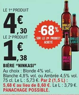 BIÈRE “NINKASI”