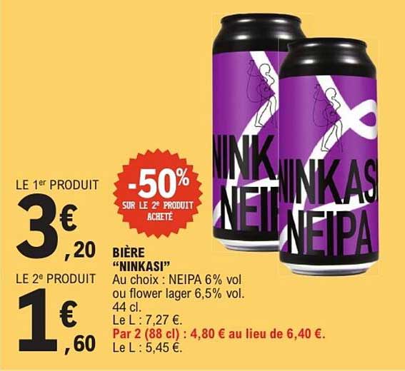 BIÈRE "NINKASI"