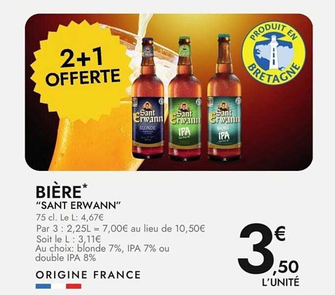 BIÈRE* "SANT ERWAN"