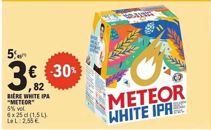 BIÈRE WHITE IPA “METEOR”