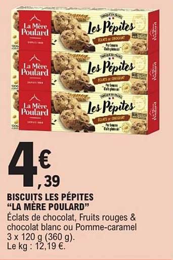 BISCUITS LES PÉPITES "LA MÈRE POULARD"