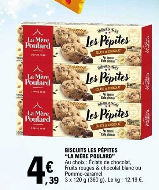 BISCUITS LES PÉPITES "LA MÈRE POULARD"
