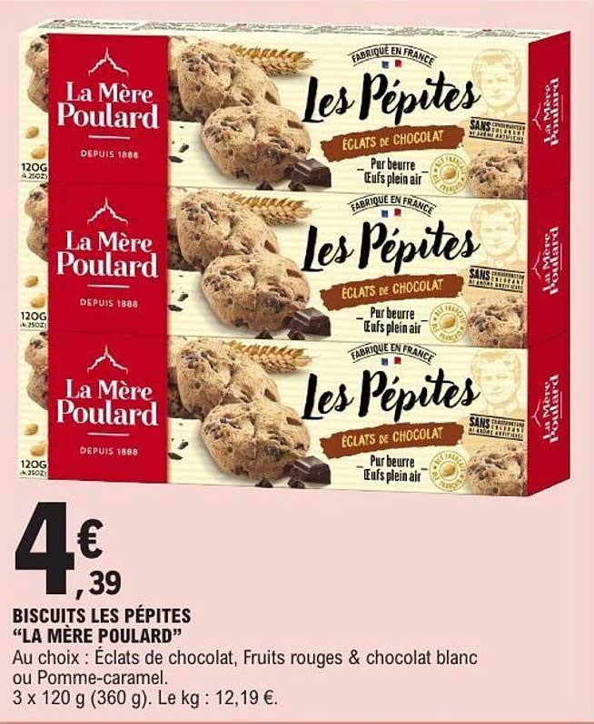 BISCUITS LES PÉPITES "LA MÈRE POULARD"