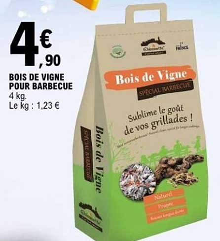 BOIS DE VIGNE POUR BARBECUE