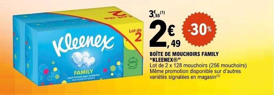 BOÎTE DE MOUCHOIRS FAMILY "KLEENEX®"