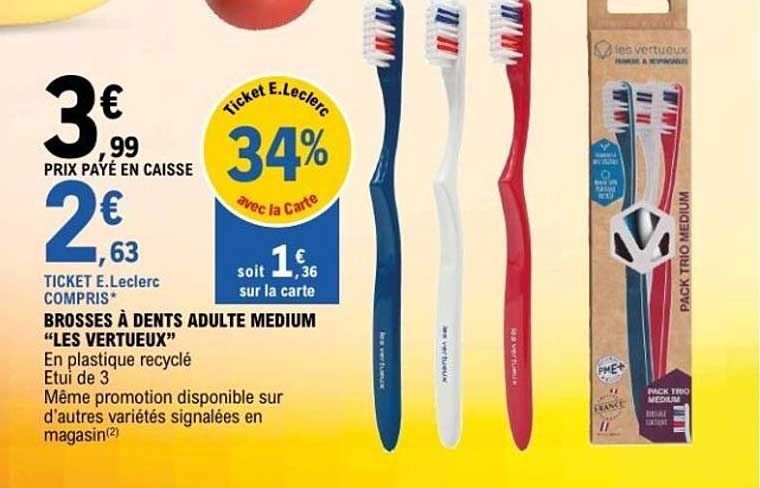 BROSSES À DENTS ADULTE MEDIUM “LES VERTUEUX”
