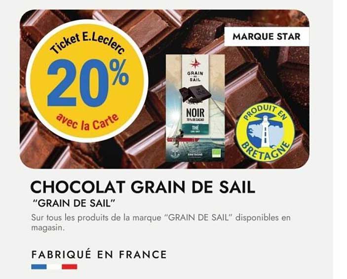 CHOCOLAT GRAIN DE SAIL "GRAIN DE SAIL"