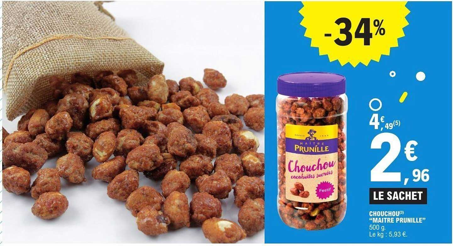 Chouchou "Maître Prunille" 500 g