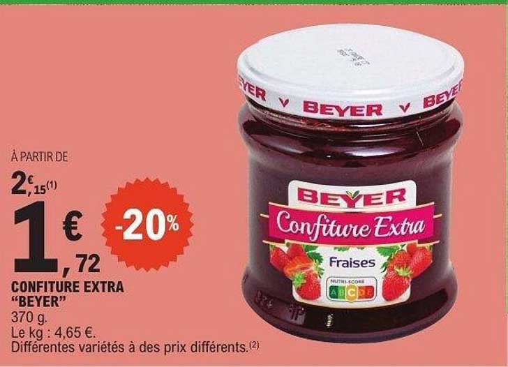CONFITURE EXTRA "BEYER"