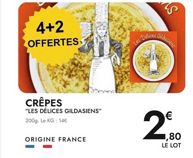 CRÊPES "LES DÉLICES GILDASIENS"