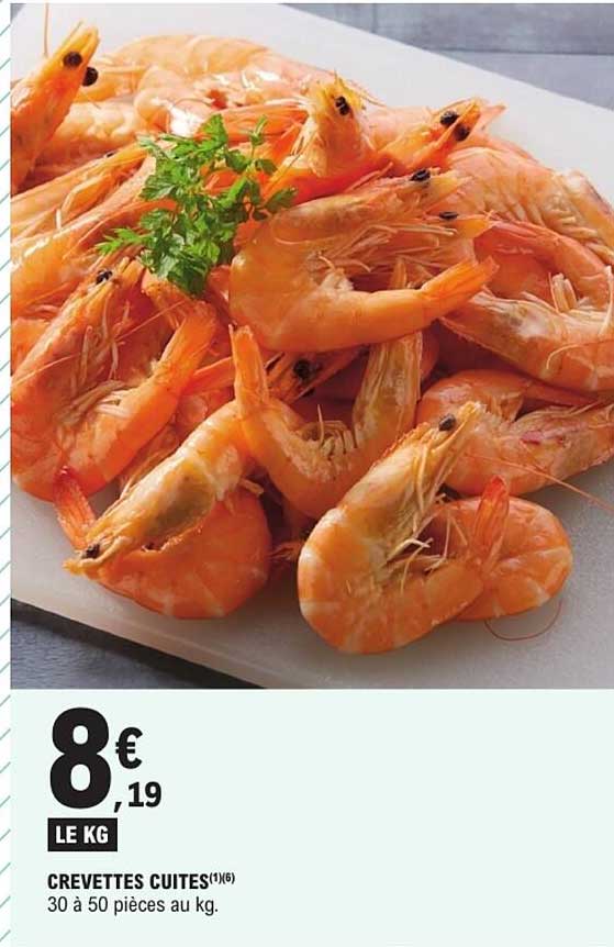 CREVETTES CUITES