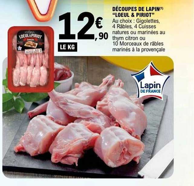 DÉCOUPES DE LAPIN "LOEUL & PIRIOT"