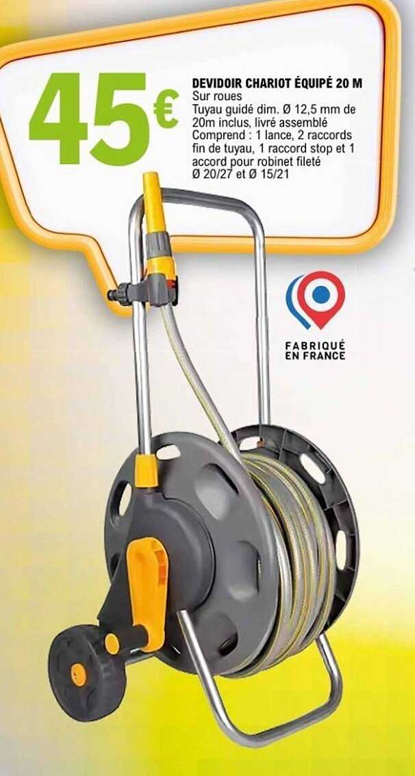 DEVIDOIR CHARIOT ÉQUIPÉ 20 M