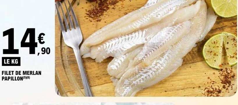 FILET DE MERLAN PAPILLON(5KG)
