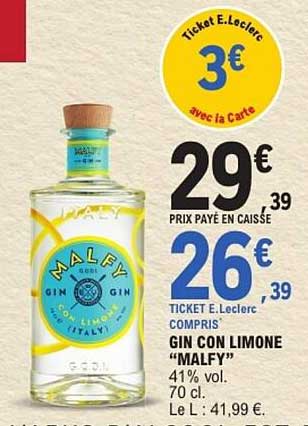 GIN CON LIMONE “MALFY”