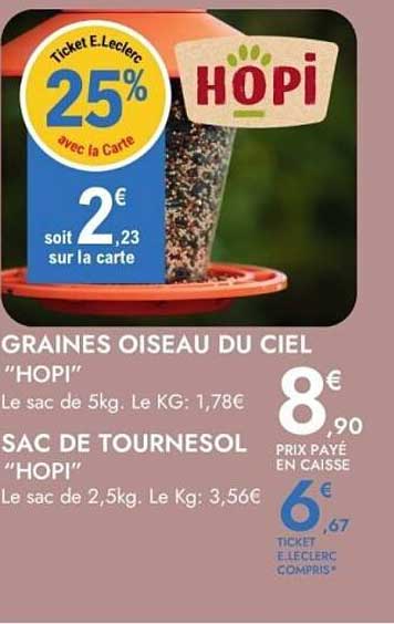 GRAINES OISEAU DU CIEL "HOPI"