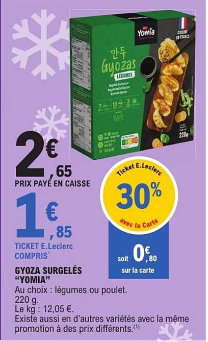 GYOZA SURGELÉS “YOMIA”