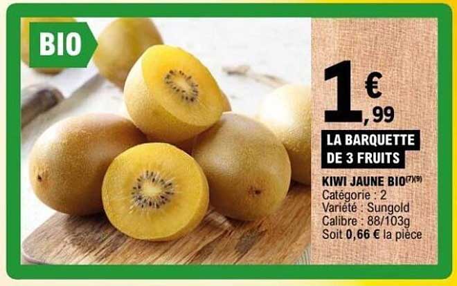 LA BARQUETTE DE 3 FRUITS