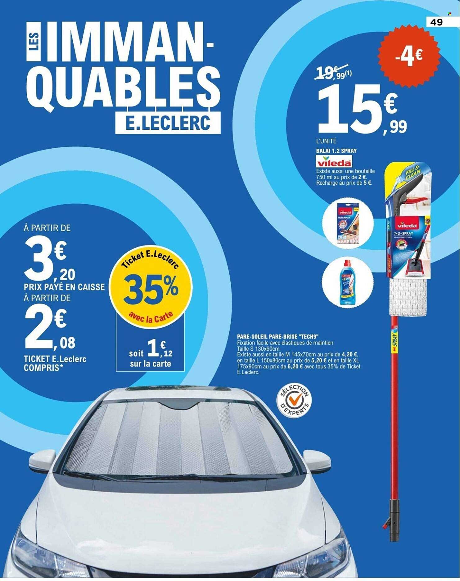 LES IMMANQUABLES E.LECLERC