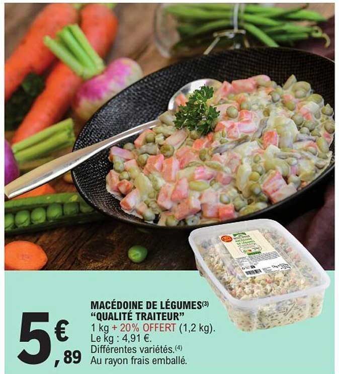 MACÉDOINE DE LÉGUMES "QUALITÉ TRAITEUR"