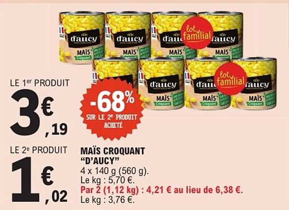 MAÏS CROQUANT “D'AUCY”