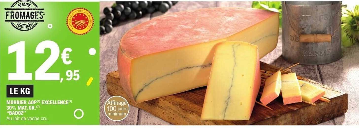 Morbier AOP Excellence - 12,95 € le kg