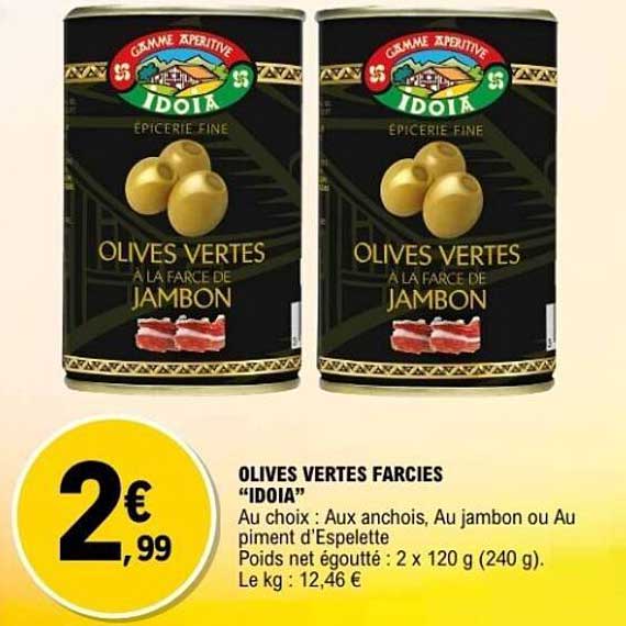 OLIVES VERTES FARCIES "IDOIA"