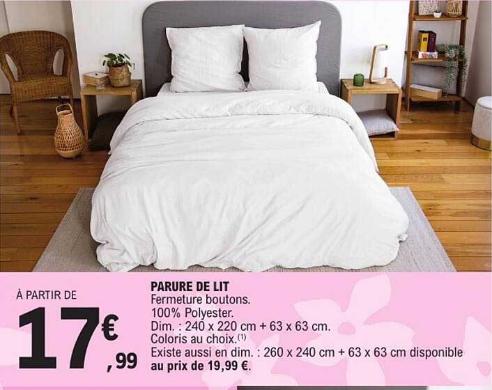PARURE DE LIT