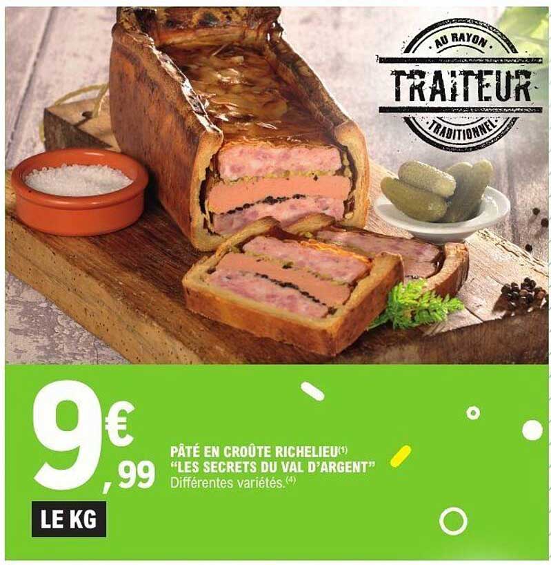 PÂTÉ EN CROÛTE RICHELIEU "LES SECRETS DU VAL D'ARGENT"