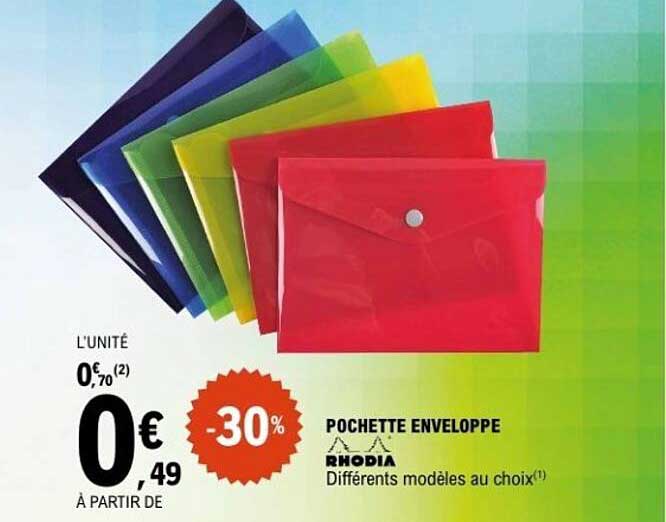 POCHETTE ENVELOPPES RHODIA -30%
