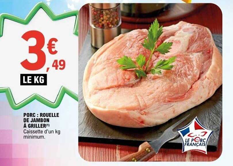 PORC : ROUE DE JAMBON À GRILLER