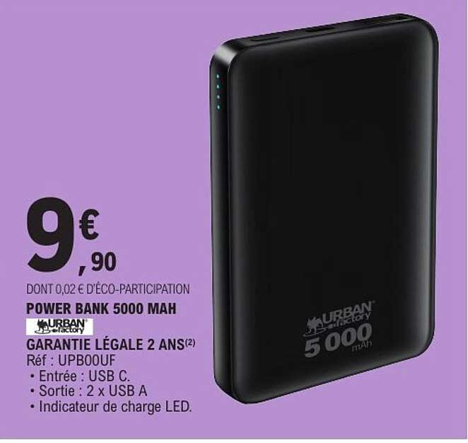 POWER BANK 5000 MAH