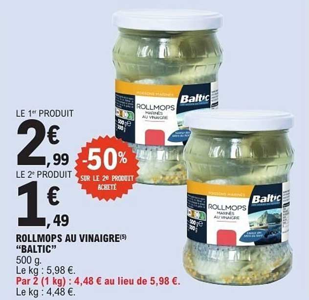ROLLMOPS AU VINAIGRE "BALTIC"