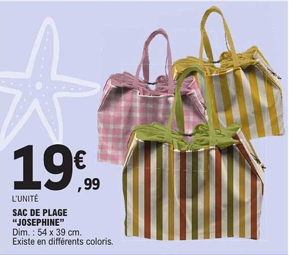 SAC DE PLAGE "JOSEPHINE"