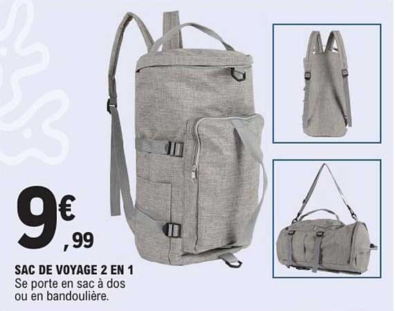 SAC DE VOYAGE 2 EN 1