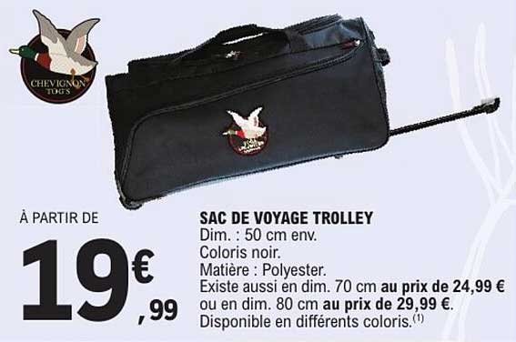 SAC DE VOYAGE TROLLEY