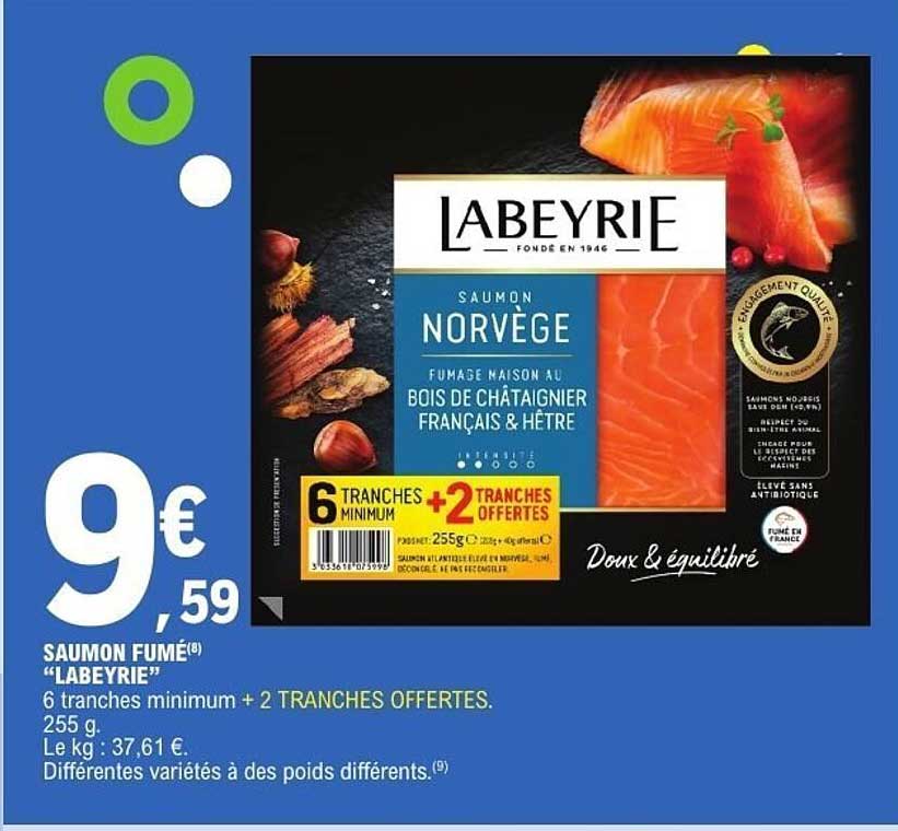 SAUMON FUMÉ "LABEYRIE"