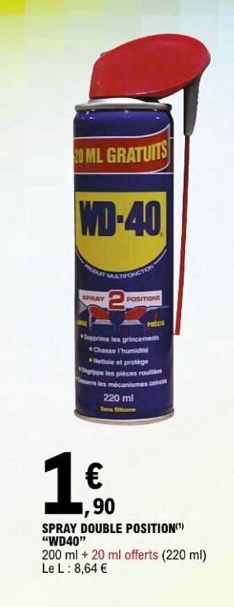 SPRAY DOUBLE POSITION(*) "WD40"