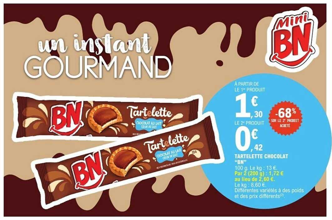 TARTOLETTE CHOCOLAT "BN"