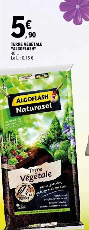TERRE VÉGÉTALE "ALGOFLASH"