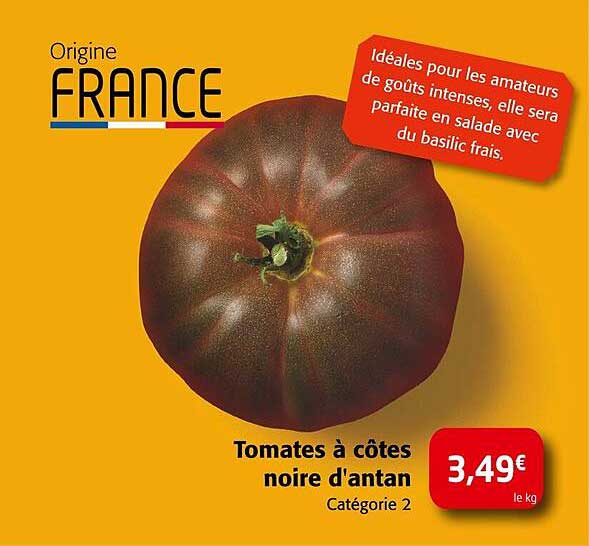 Tomates à côtes noire d'antan