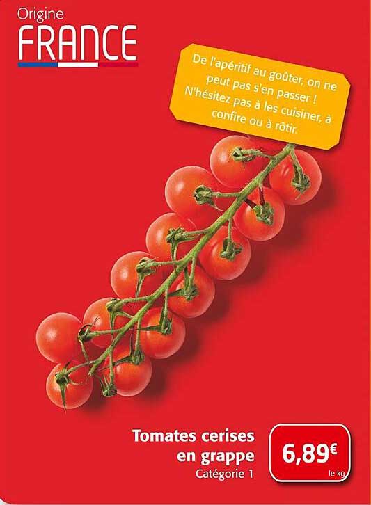 Tomates cerises en grappe