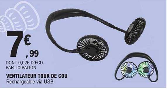 VENTILATEUR TOUR DE COU