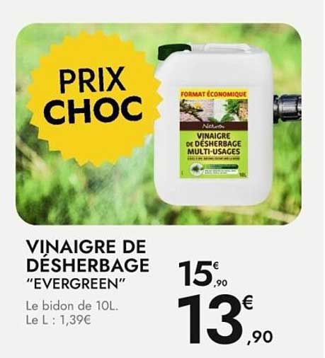 VINAIGRE DE DÉSHERBAGE 'EVERGREEN'