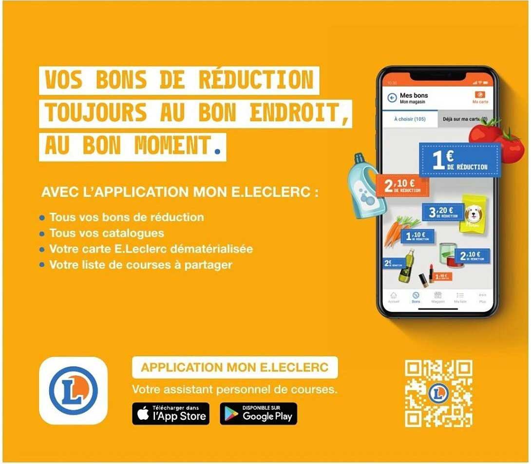 Vos bons de réduction toujours au bon endroit, au bon moment.