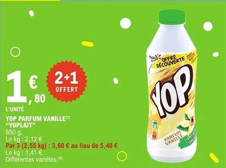 YOP PARFUM VANILLE "YOPLAIT"